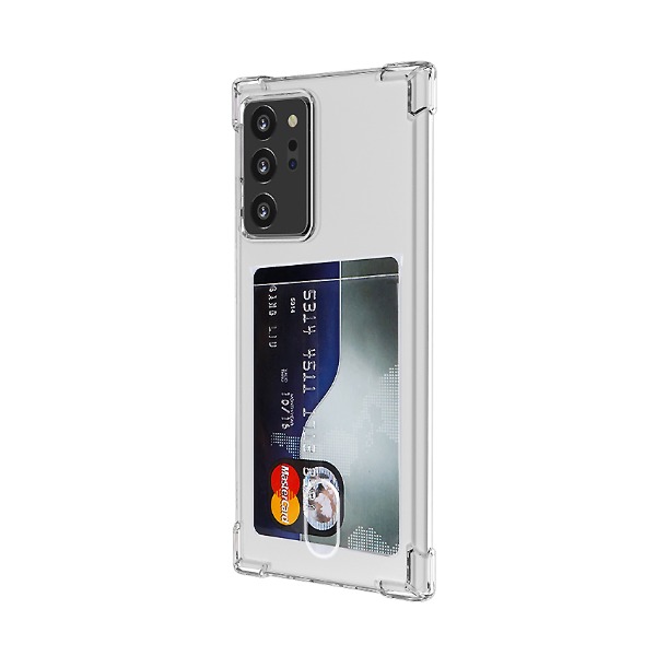 맥플 갤럭시노트20 ULTRA 카드 수납 투명 젤리 케이스 - 맥플(Macple)